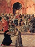 Madonna and Child with Angels,Saints and Donor Fra Filippo Lippi